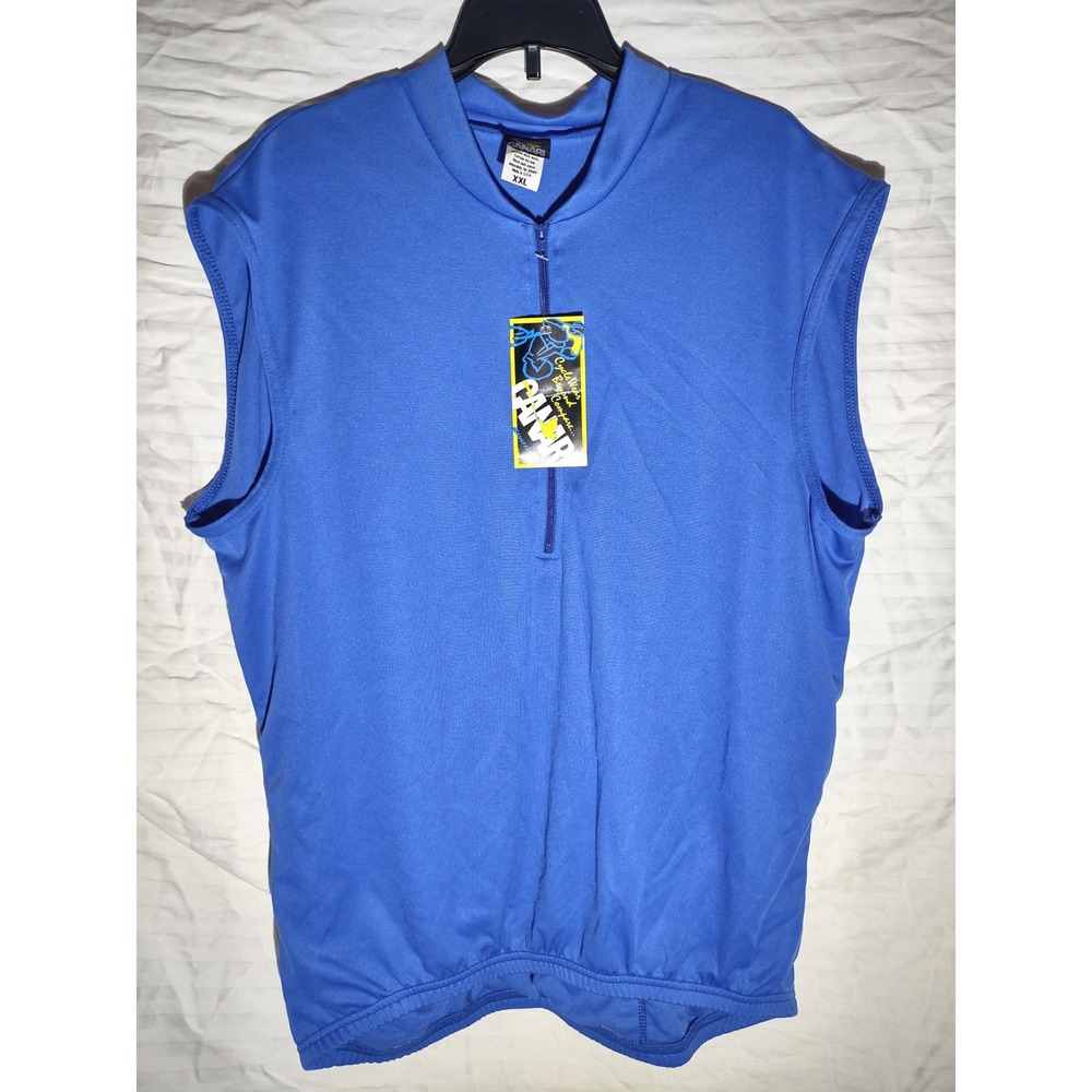 Canari Cyclewear‎ Men's Blue Sleeveless Cycling Jersey XX-Large